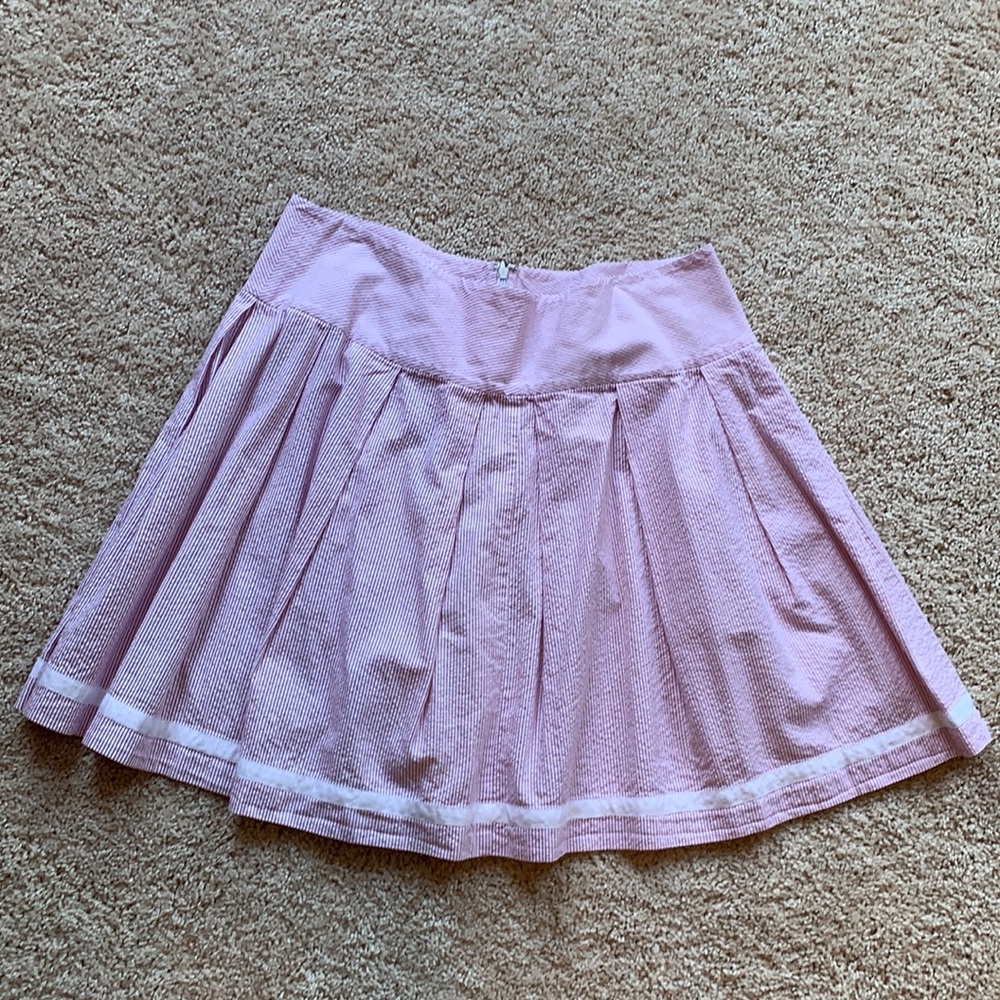 Calvin Klein seersucker skirt